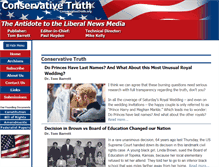 Tablet Screenshot of conservativetruth.org